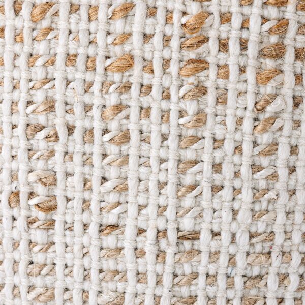Pouf tabouret carré jute 40x40x40cm tabouret décoratif tabouret en jute naturel coussin de sol repose-pieds – Image 5