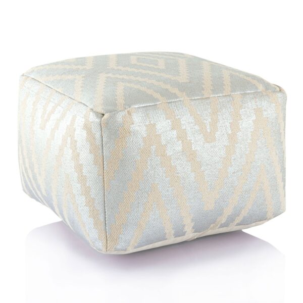 Repose-pieds siège cube 50x35x50cm pouf kilim coussin de sol Pérou noir taupe jaune turquoise