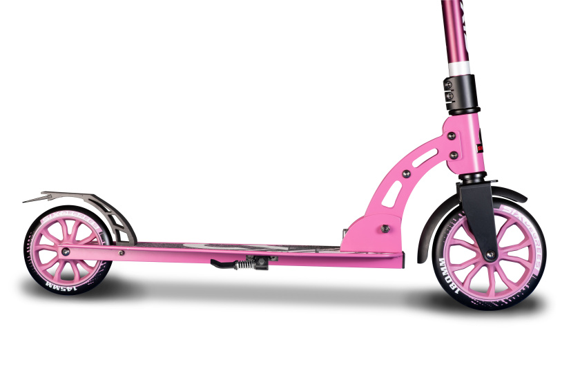 Children's scooters scooter 2 roues pour enfants Frein à pied pliable Rose/Noir - Six Degrees – Image 12