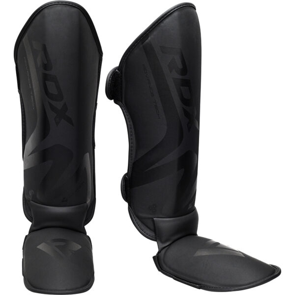 RDX T15 Protège Cou De Pied Noir Pour Tibia Grande Cuir PU – Image 2