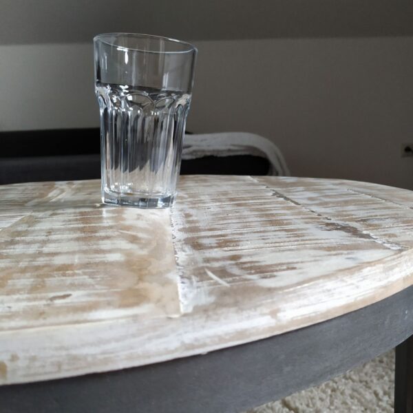 Table d'appoint table basse durable table de salon ronde Lexington ø 55 cm structure en métal massif – Image 10