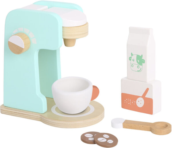 Toy kitchens Cafetière en bois avec accessoires 7 pièces - Tooky Toy – Image 7