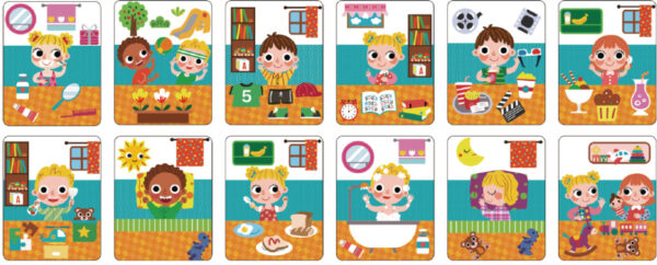 Educational toys Tableau magnétique éducatif en bois "A Wonderful Day" 108 pièces - Tooky Toy – Image 11