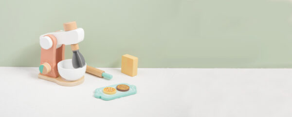 Toy kitchens Mixeur de cuisine en bois avec accessoires 7 pièces - Tooky Toy – Image 9