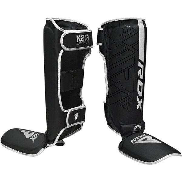 RDX F6 KARA MMA Protège-Tibias blanc Cuir PU – Image 2