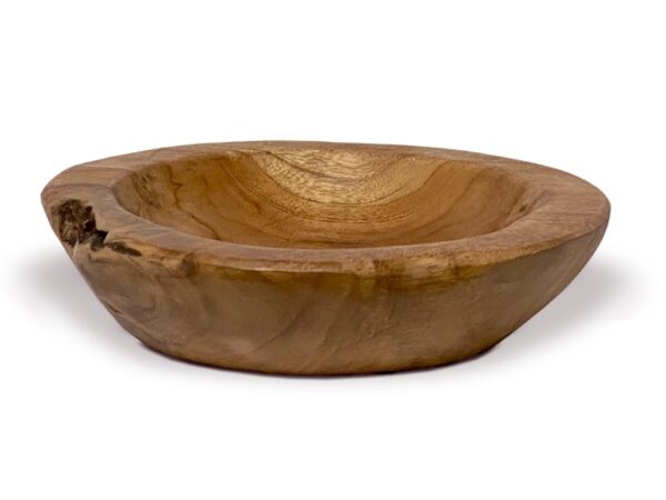Bol en teck Ø 25 cm Produit naturel unique à base de bois de racine – Image 2