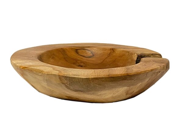 Bol en teck Ø 25 cm Produit naturel unique à base de bois de racine – Image 5