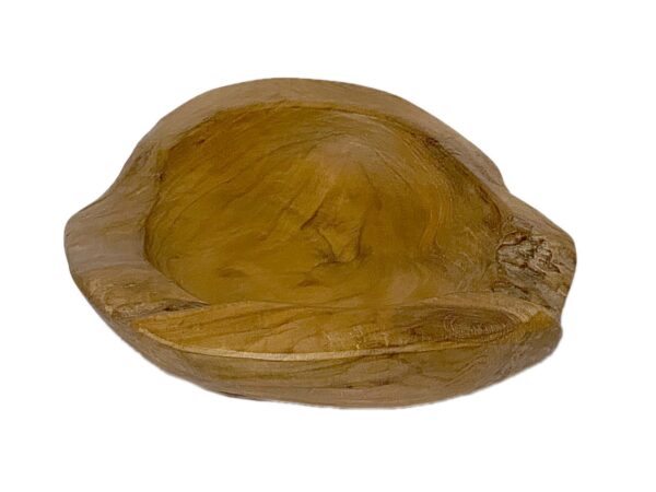 Bol en teck Ø 25 cm Produit naturel unique à base de bois de racine – Image 7