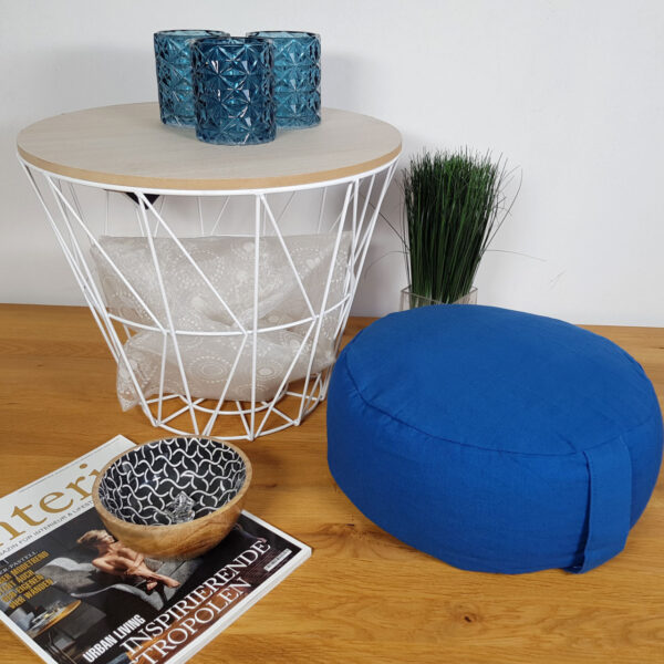 Coussin de yoga coussin de méditation coussin de siège coussin de sol lotus rond H 14 x ø 31 cm housse lavable – Image 6