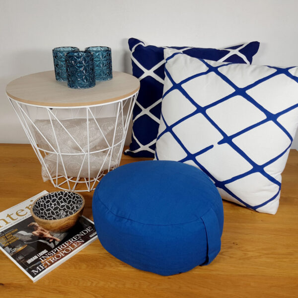 Coussin de yoga coussin de méditation coussin de siège coussin de sol lotus rond H 14 x ø 31 cm housse lavable – Image 5