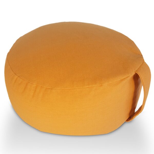 Coussin de yoga coussin de méditation coussin de siège coussin de sol lotus rond H 14 x ø 31 cm housse lavable – Image 2