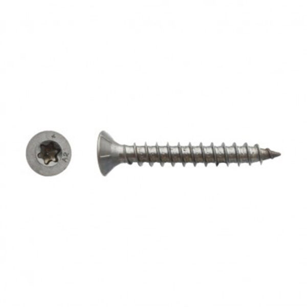 Vis pour construction bois tête fraisante Torx® Inox A2 - 8 x 60 mm- Vendu par 100