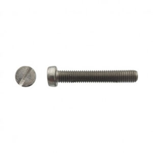 Vis à métaux tête cylindrique fendue Inox A2 - 6 x 30 mm- Vendu par 200