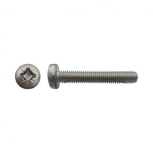 Vis à métaux tête cylindrique bombée large Pozidriv® Inox A2 - 4 x 35 mm- Vendu par 500