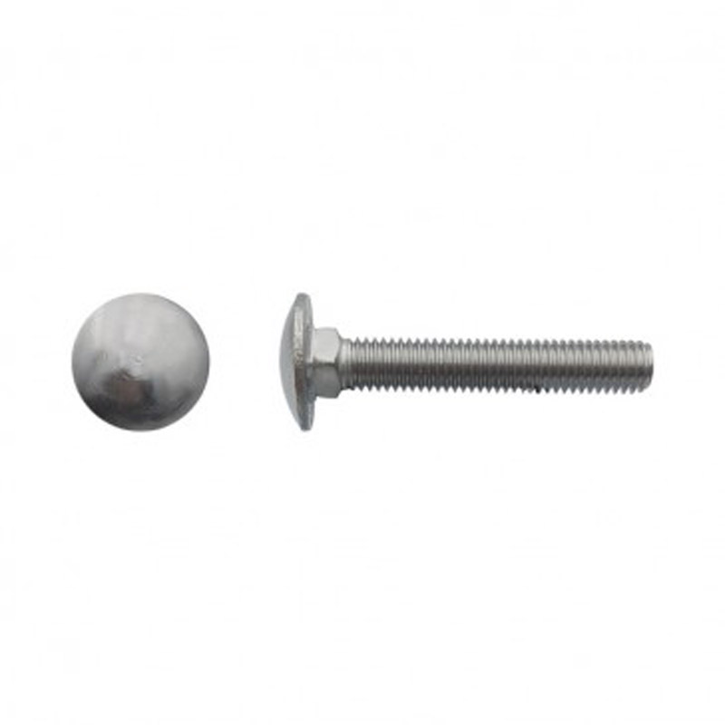 Vis tête ronde collet carré (TRCC) Inox A2 - 10 x 180 mm- Vendu par 25