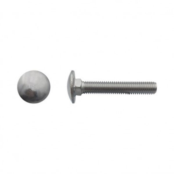 Vis tête ronde collet carré (TRCC) Inox A2 - 8 x 110 mm- Vendu par 50
