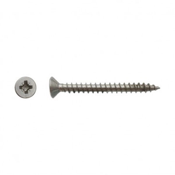 Vis pour panneaux agglomérés tête fraisée Pozidriv® Inox A2 - 5 x 70 mm- Vendu par 200
