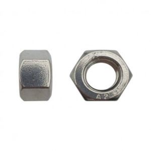 Écrou haut h=d Inox A2 - 6 mm