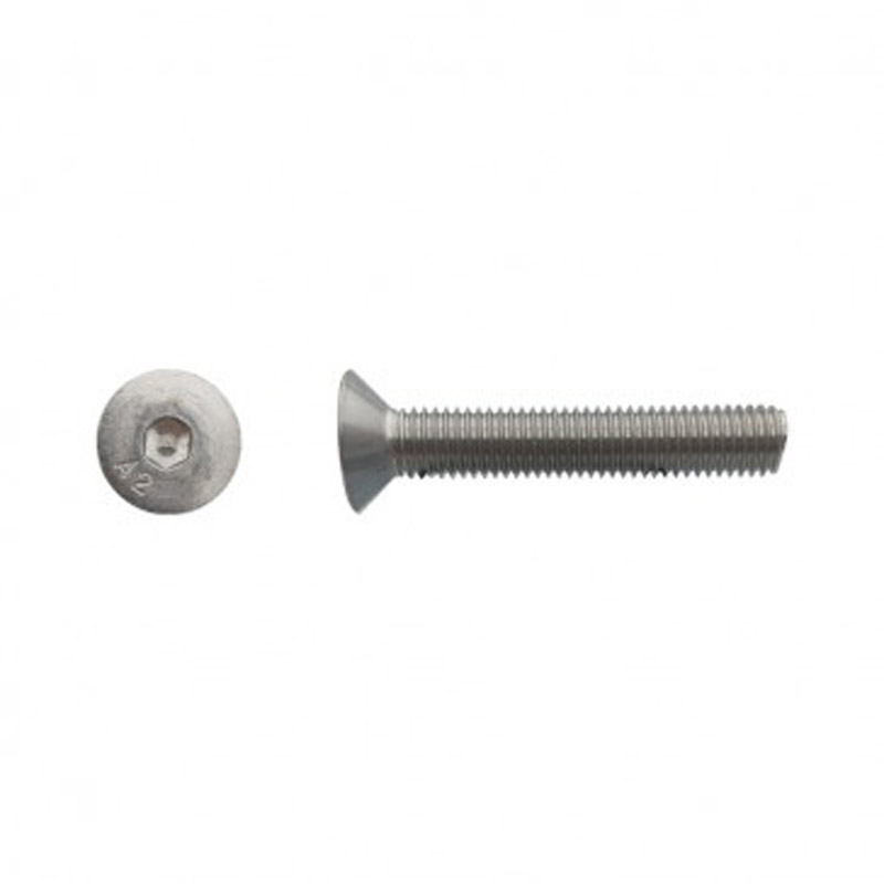 Vis tête fraisée six pans creux (FHC) DIN 7991 Inox A2 - 5 x 70 mm- Vendu par 200