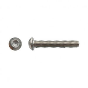 Vis tête bombée six pans creux (BHC) Inox A2 - 12 x 25 mm- Vendu par 200
