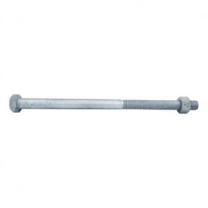Boulon charpente bois tête hexagonale 16 x 150 mm galvanisé à chaud- Vendu par 50