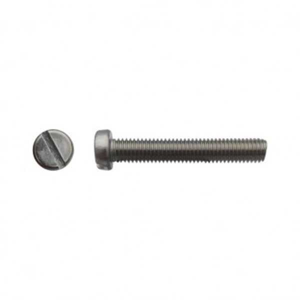 Vis à métaux tête cylindrique fendue Inox A4 - 5 x 40 mm- Vendu par 200