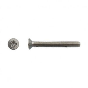 Vis à métaux tête fraisée Pozidriv® Inox A4 - 6 x 25 mm- Vendu par 200