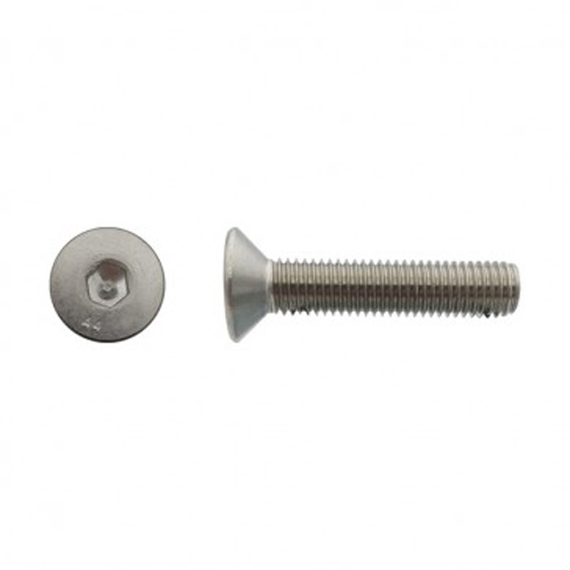 Vis tête fraisée six pans creux (FHC) DIN 7991 Inox A4 - 8 x 70 mm- Vendu par 50