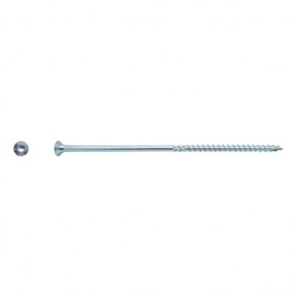 Vis pour construction bois tête fraisante Torx® Zingué - 6 x 120 mm- Vendu par 100
