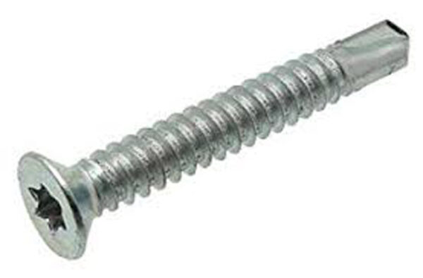VIS AUTOF. TETE FRAISEE TORX 6.3X70 ZG BLANC - Vendu par 250
