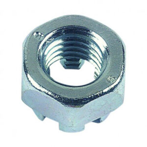 Écrou à créneau HK classe 8 DIN 935 Zingué - 18 mm
