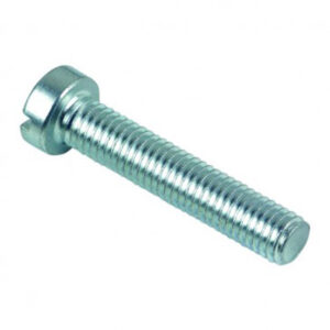 Vis à métaux tête cylindrique fendue Zingué - 4 x 80 mm- Vendu par 500