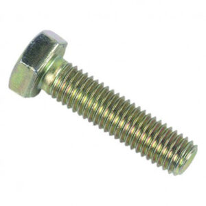 Vis tête hexagonale totalement filetée classe 8.8 Zingué CR3 200HBS ou bichromaté - 10 x 40 mm- Vendu par 100