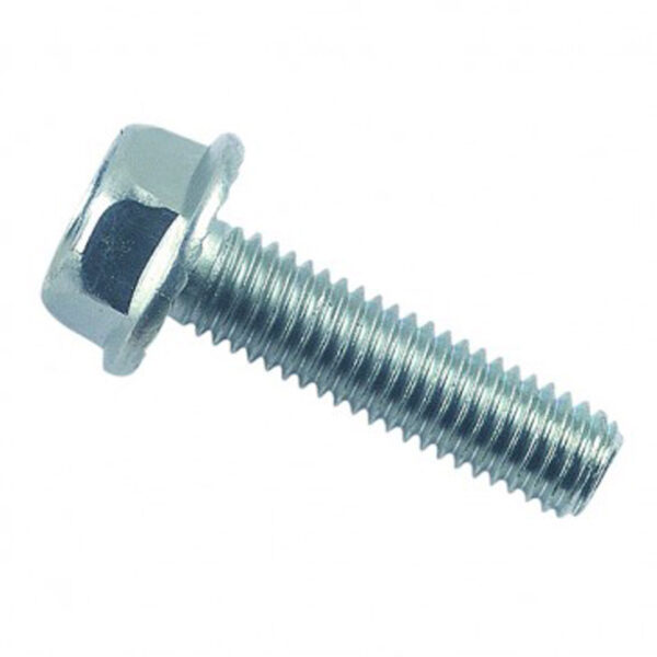 Vis tête hexagonale à embase crantée 8.8 Zingué - 6 x 25 mm- Vendu par 500