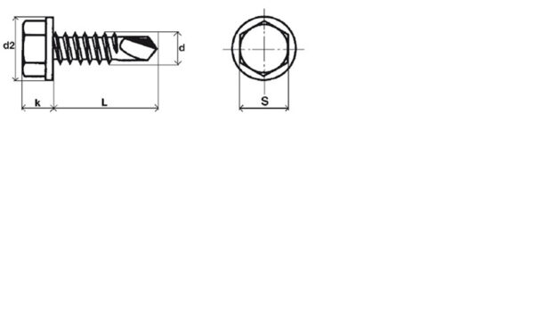 VIS AUTOPERCEUSE TH 6.3X65 ZG - Vendu par 250 – Image 2