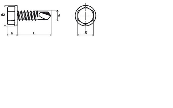 VIS AUTOPERCEUSE TH 6.3X80 ZG - Vendu par 250 – Image 2