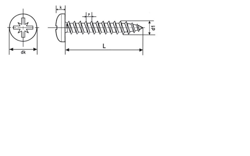 Vis pour panneaux agglomérés tête cylindrique Pozidriv® Zingué - 5 x 35 mm- Vendu par 500 – Image 2