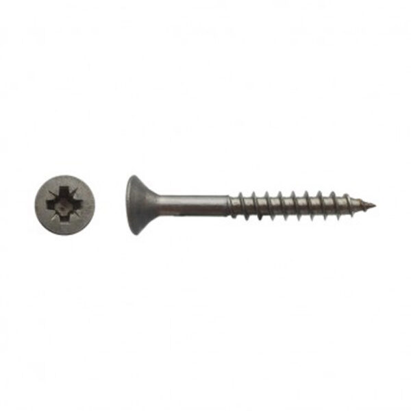 Vis pour panneaux agglomérés tête fraisée Pozidriv® filetage partiel Inox A2 - 3,5 x 35 mm- Vendu par 200