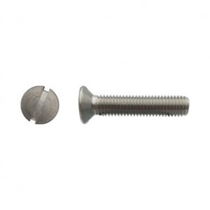 Vis à métaux tête fraisée fendue Inox A2 - 6 x 50 mm- Vendu par 100