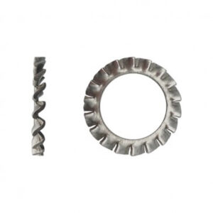 Rondelle éventail à dentures extérieures (AZ) DIN 6798 A Inox A2 - 16 mm