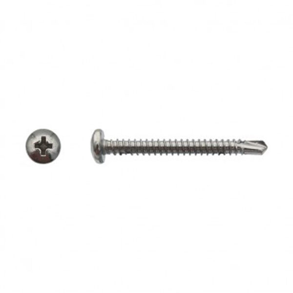 Vis autoperceuse tête cylindrique empreinte Phillips® Inox A2 - 4,8 x 25,4 mm- Vendu par 200