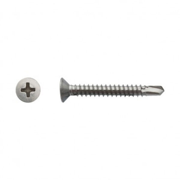 Vis autoperceuse tête fraisée empreinte Phillips® Inox A2 - 4,8 x 38,1 mm- Vendu par 200