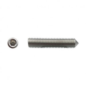 Vis sans tête à bout pointeau six pans creux (STHC) Inox A2 - 6 x 50 mm- Vendu par 100