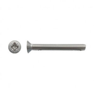 Vis à métaux tête fraisée Pozidriv® Inox A2 - 5 x 12 mm- Vendu par 200