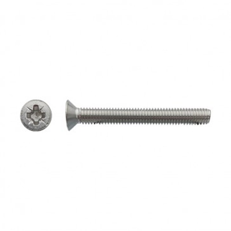 Vis à métaux tête fraisée Pozidriv® Inox A2 - 3 x 8 mm- Vendu par 200