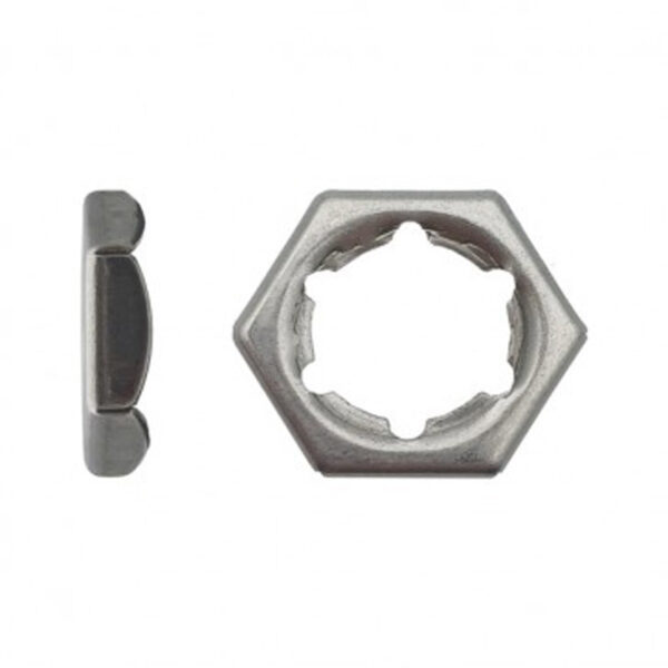 Écrou PAL DIN 7967 Inox A2 - 12 mm