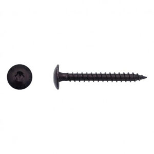 Vis pour penture Torx® Zingué noir - 7 x 40 mm- Vendu par 100