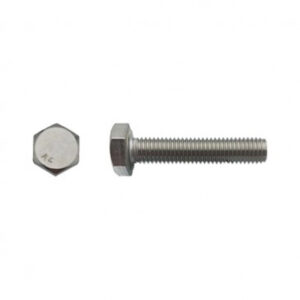 Vis tête hexagonale totalement filetée Inox A4 - 4 x 10 mm- Vendu par 200