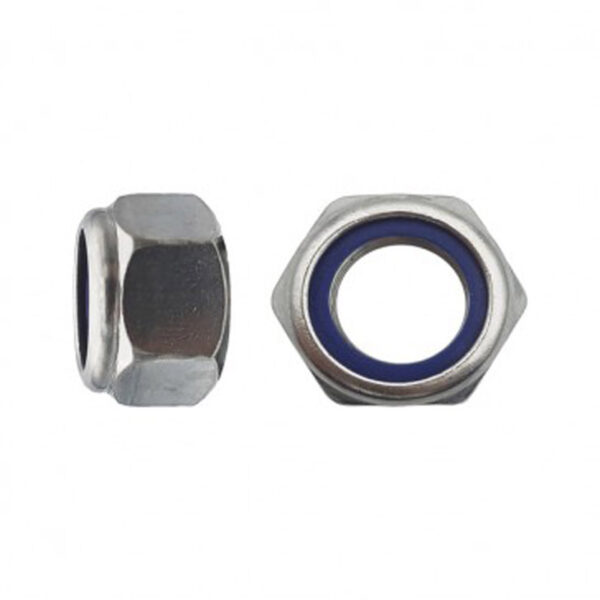 Écrou indesserrable DIN 985 Inox A4 - 6 mm