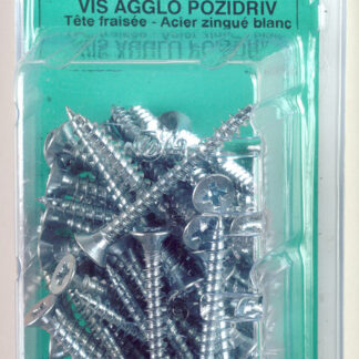 COQUE DE 200 VIS AGGLO TF POZI 4X16 ZINGUE - Vendu par 4
